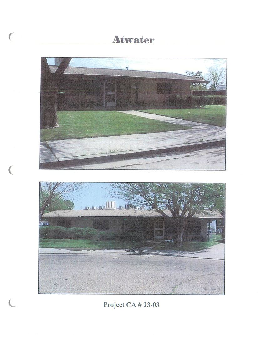 Photographs of project CA 23-03 in Atwater