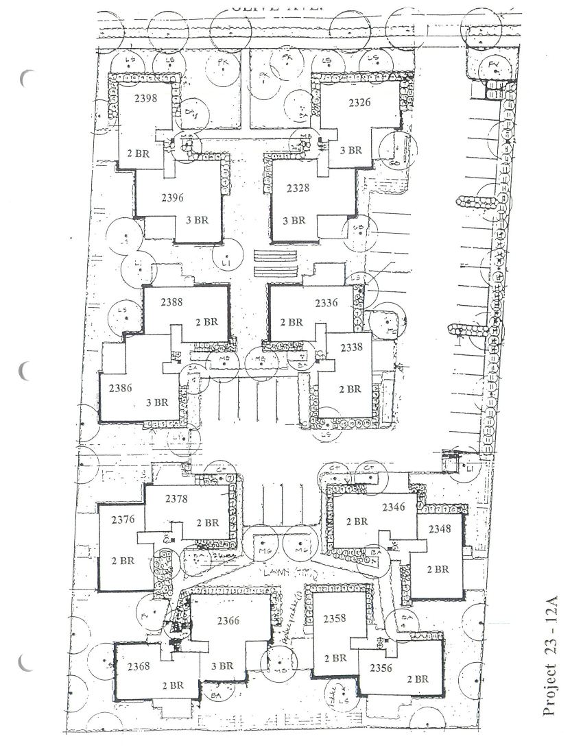 Site or floor plan for CA 23-12A