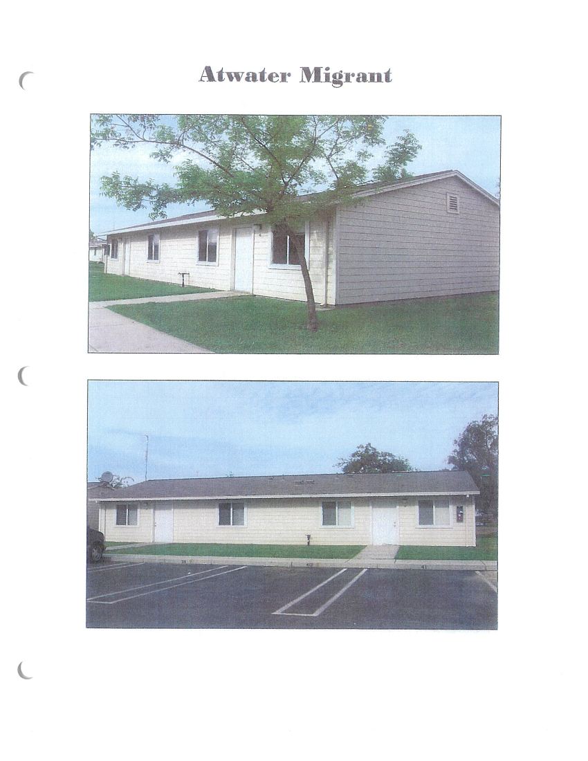 Photographs of project Migrant in Atwater / Livingston Migrant Center