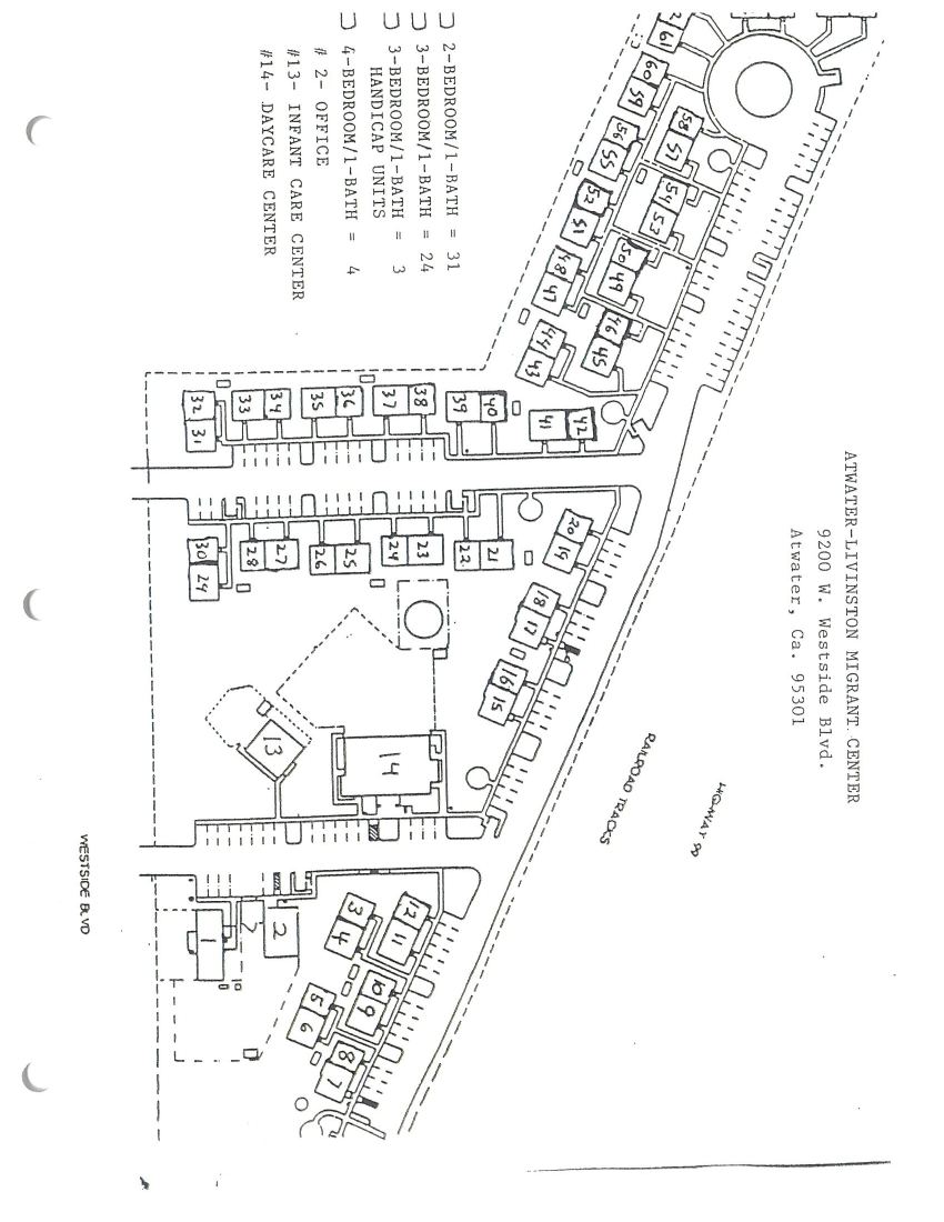 Site or floor plan for Migrant