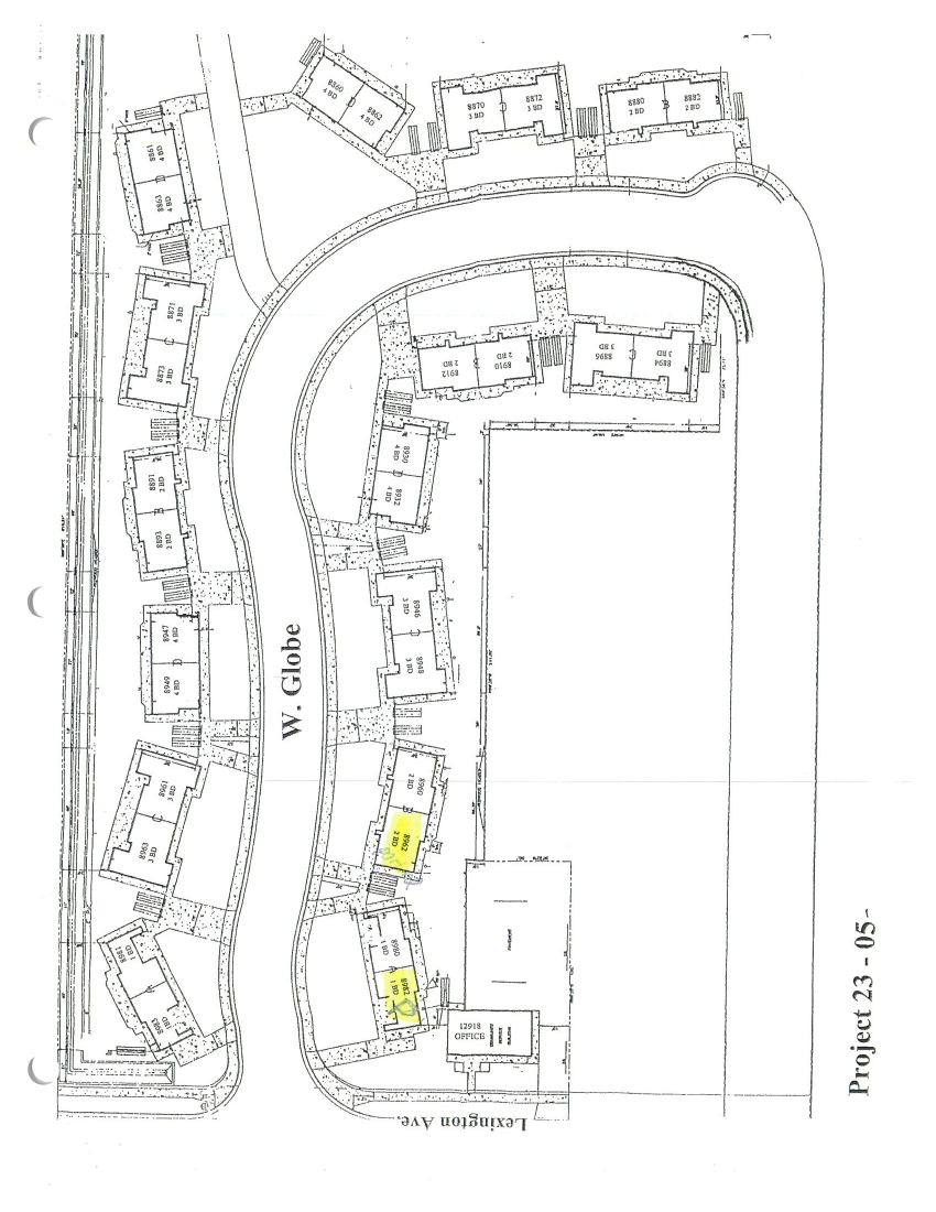 Site or floor plan for CA 23-05