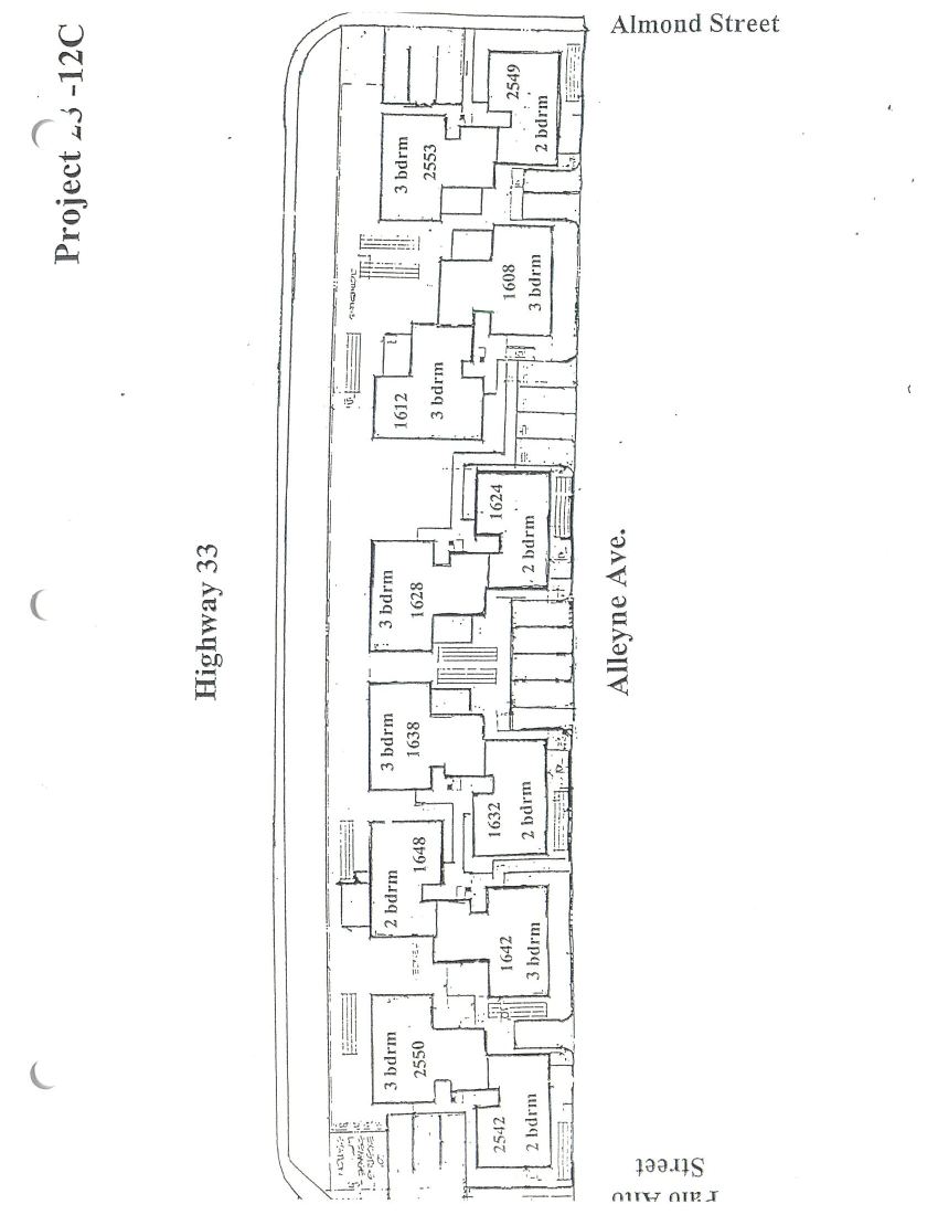 Site or floor plan for CA 23-12C