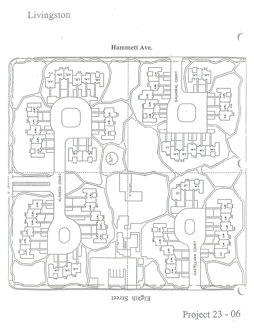 Site or floor plan for CA 23-06