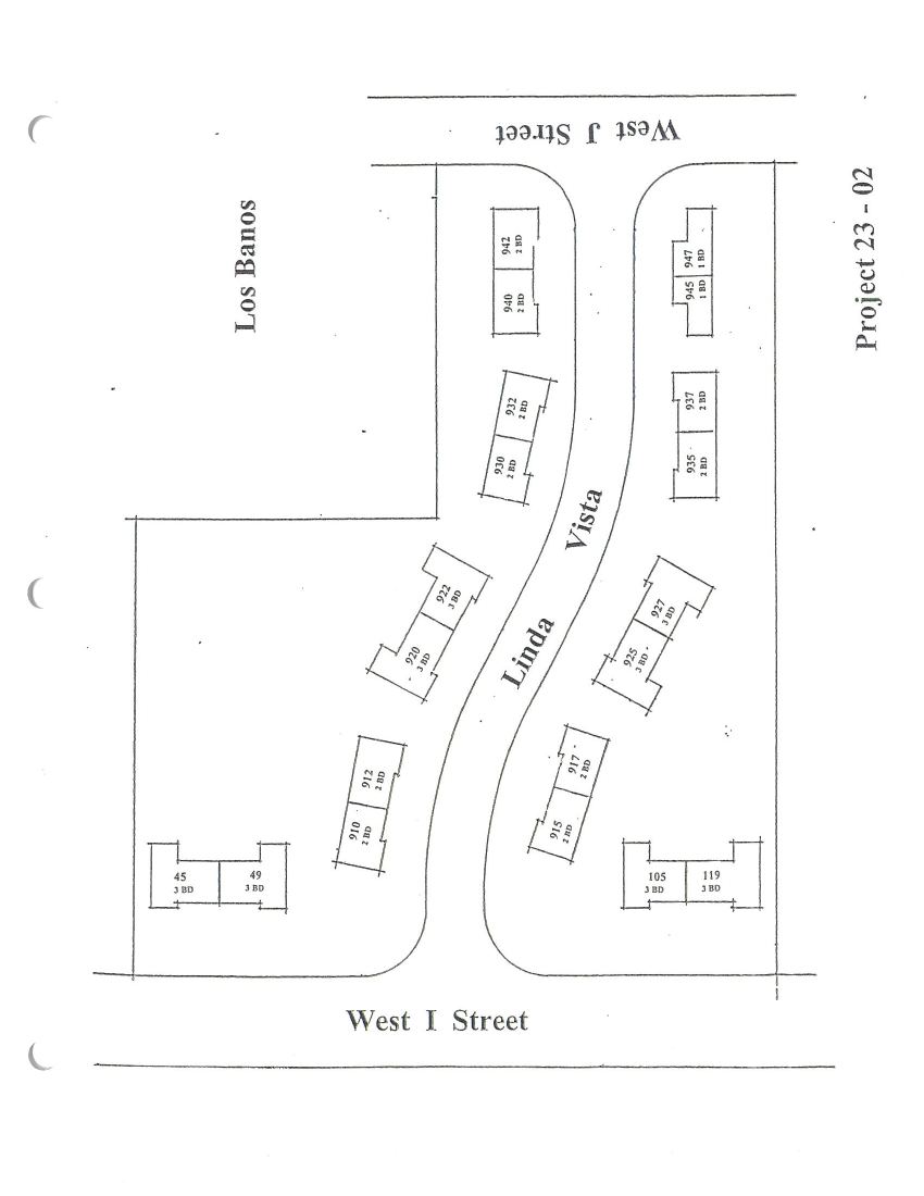 Site or floor plan for CA 23-02