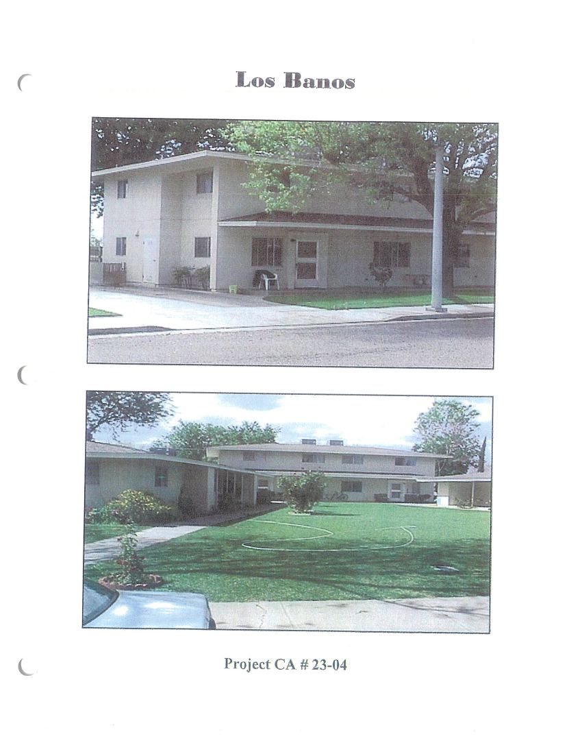 Photographs of project CA 23-04 in Los Banos