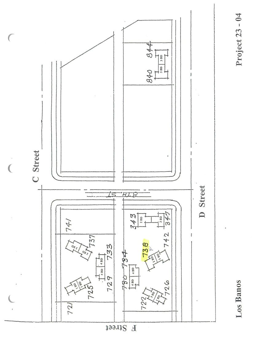 Site or floor plan for CA 23-04 (sheet 1)