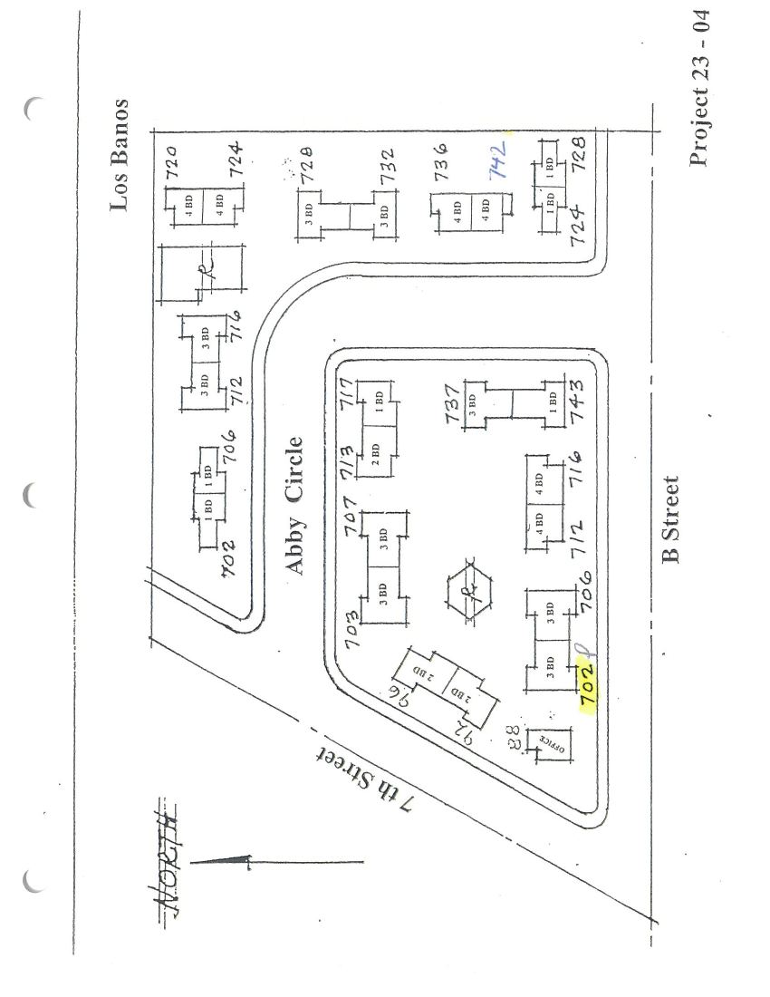 Site or floor plan for CA 23-04 (sheet 2)
