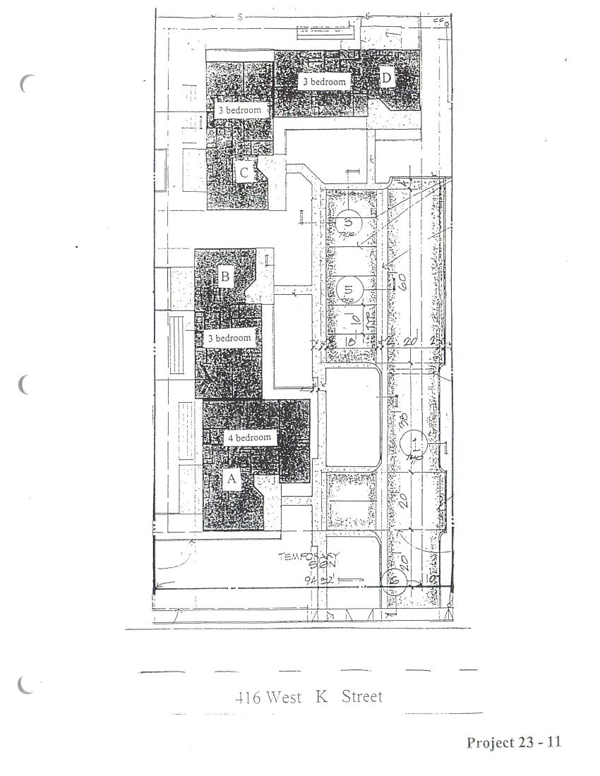 Site or floor plan for CA 23-11 (sheet 1)