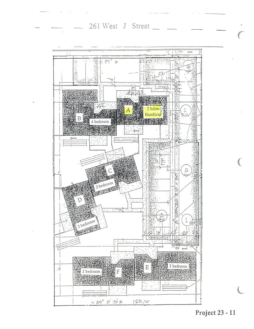Site or floor plan for CA 23-11 (sheet 2)