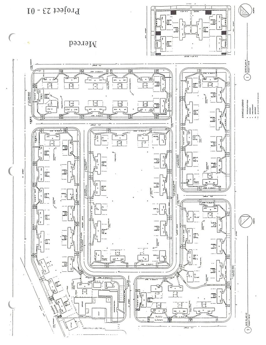 Site or floor plan for CA 23-01
