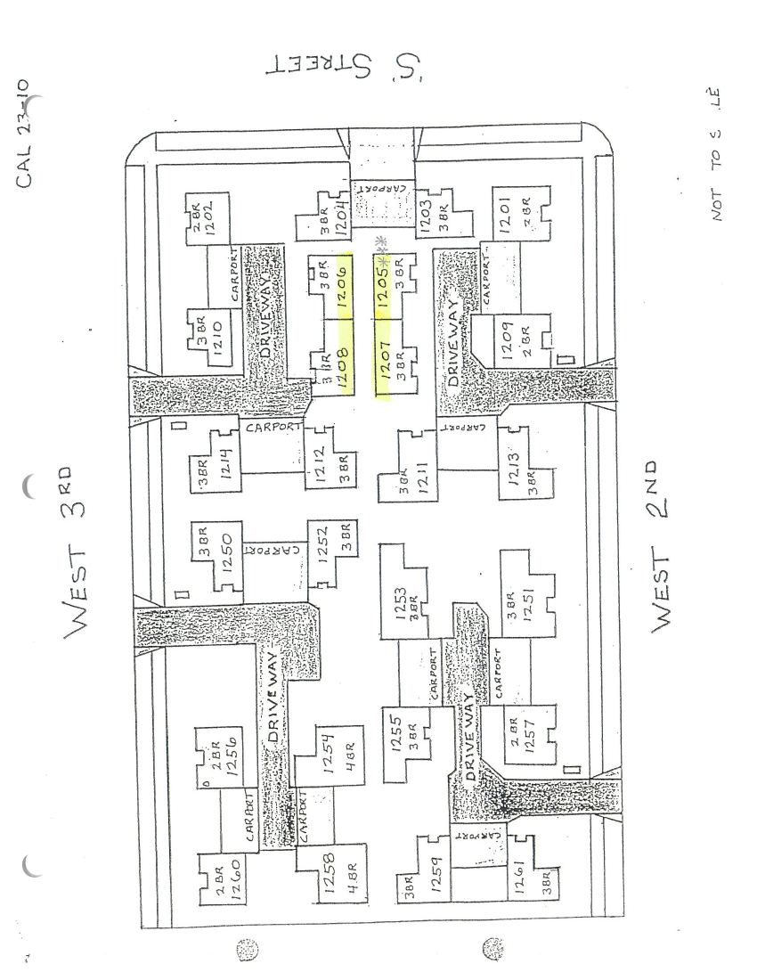Site or floor plan for CA 23-10 (sheet 2)