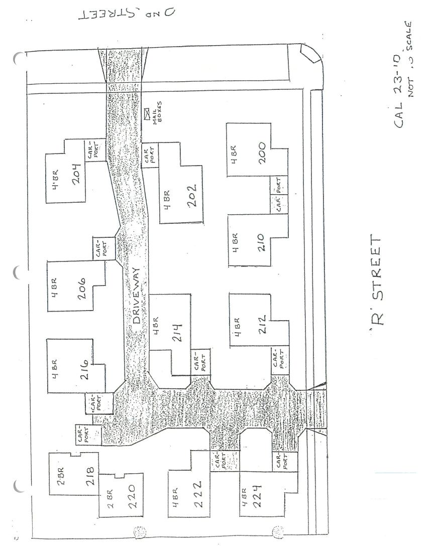 Site or floor plan for CA 23-10 (sheet 3)