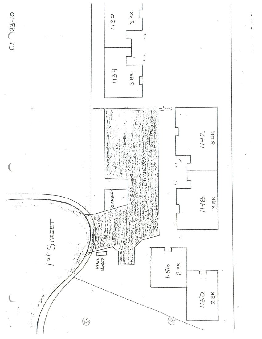 Site or floor plan for CA 23-10 (sheet 4)