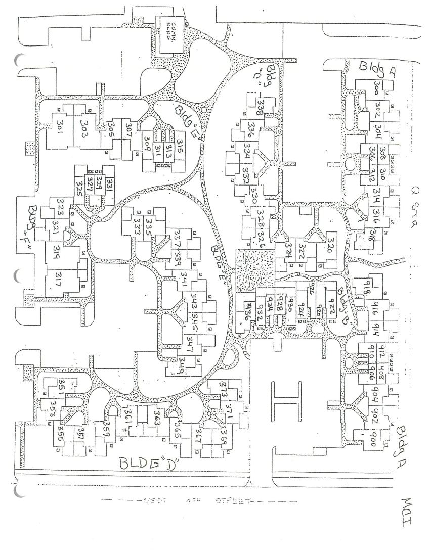 Site or floor plan for PBV