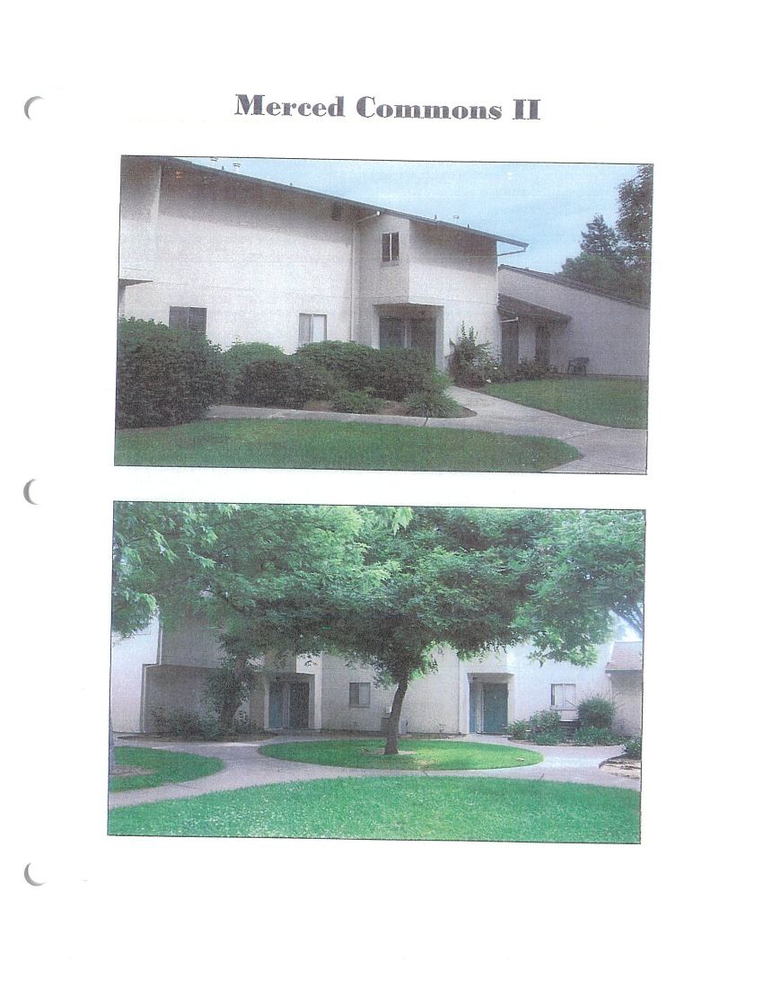 Photographs of project PBV in Merced Commons II