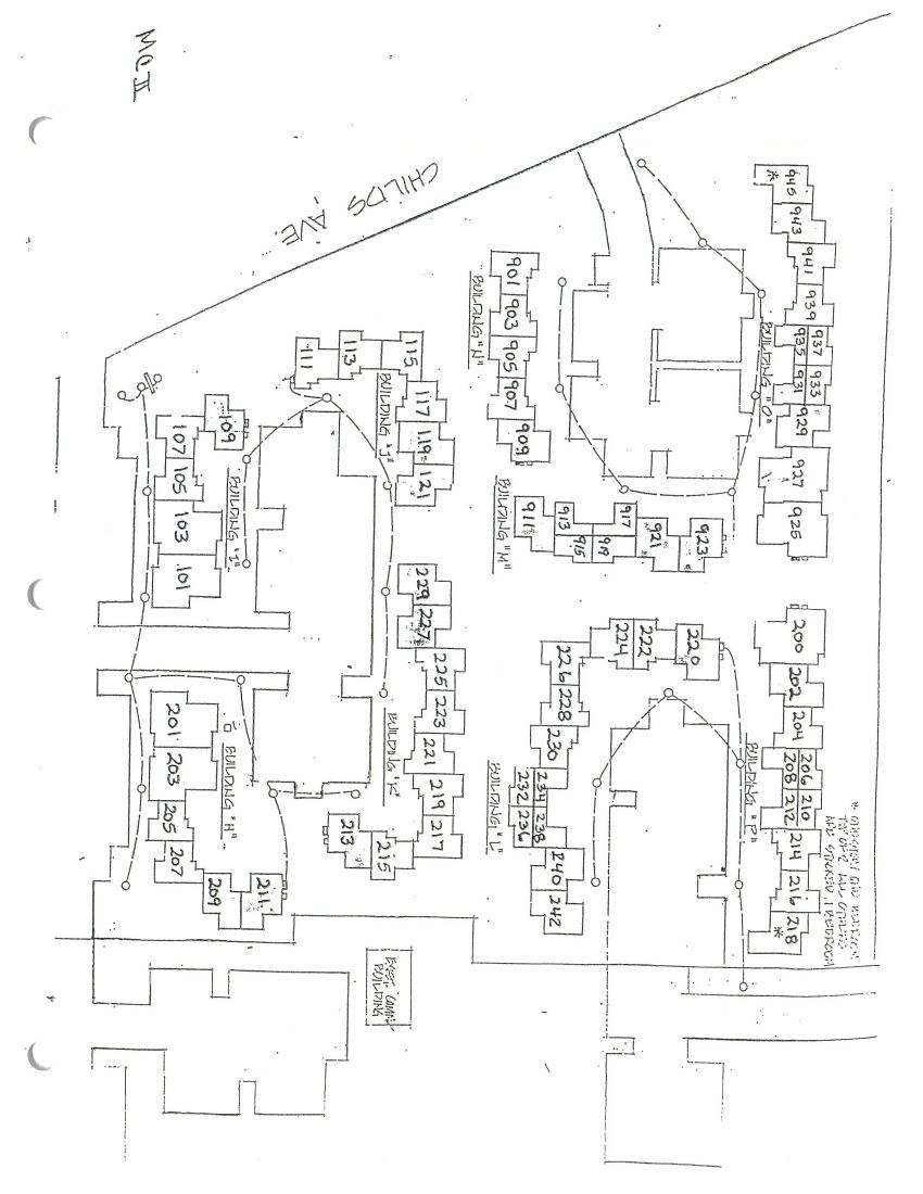 Site or floor plan for PBV