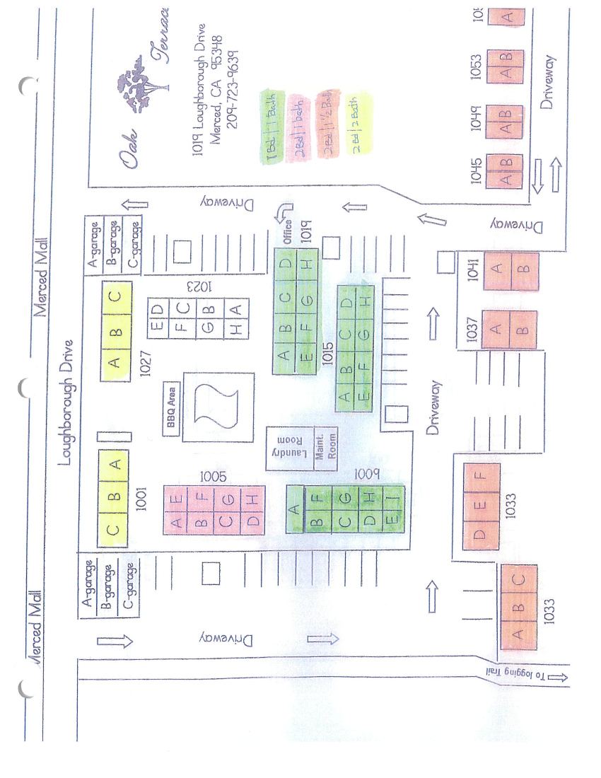 Site or floor plan for PBV