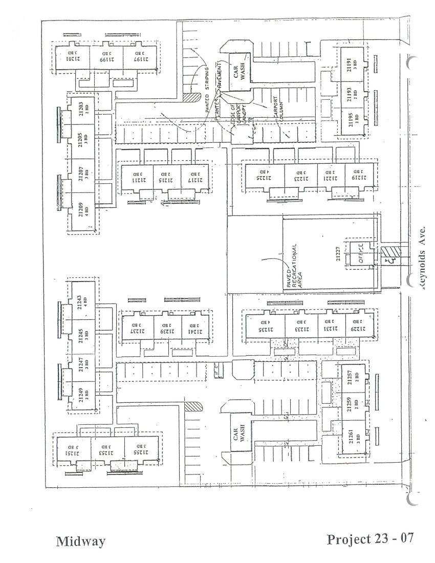 Site or floor plan for Valley View