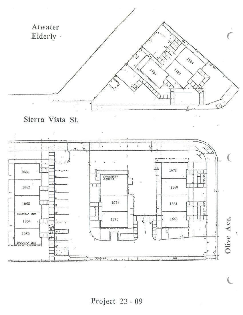 Site or floor plan for Valley View